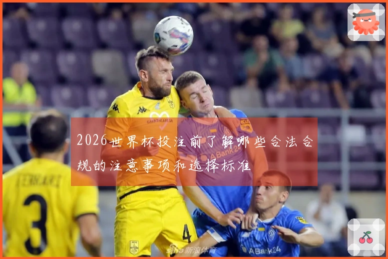2026世界杯投注前了解哪些合法合规的注意事项和选择标准