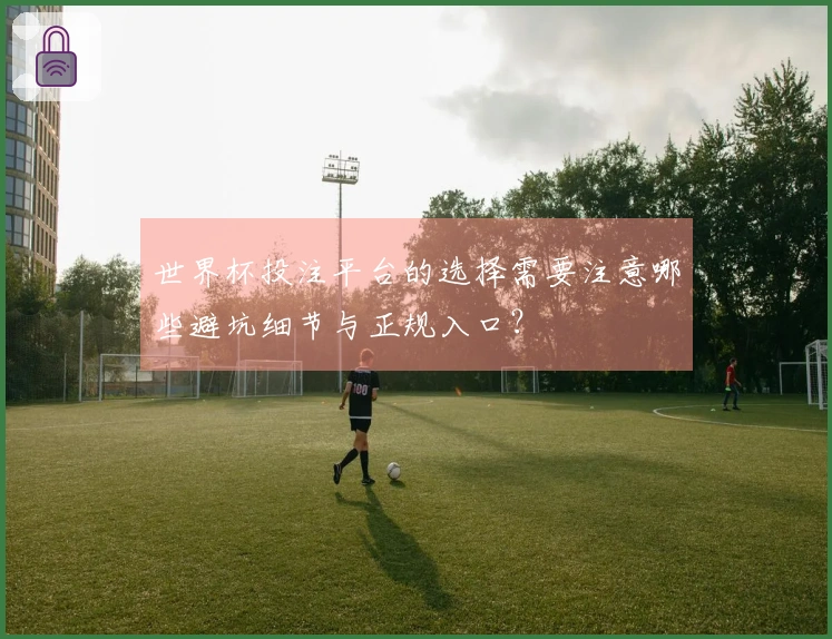 世界杯投注平台的选择需要注意哪些避坑细节与正规入口？
