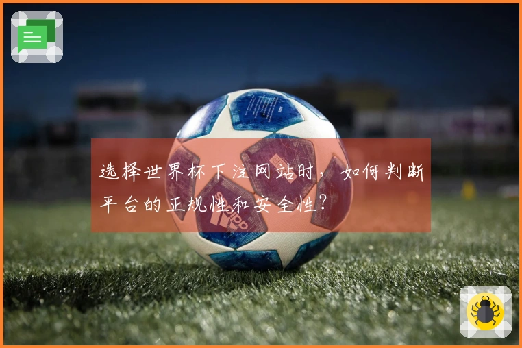 选择世界杯下注网站时，如何判断平台的正规性和安全性？